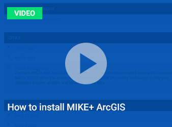Install MIKE Plus ArcGIS Video